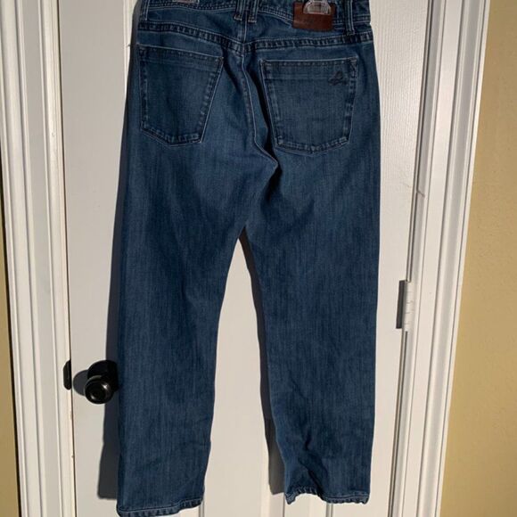 DL1961 Dark Wash Russell Straight Jean  30x27 - Picture 5 of 8